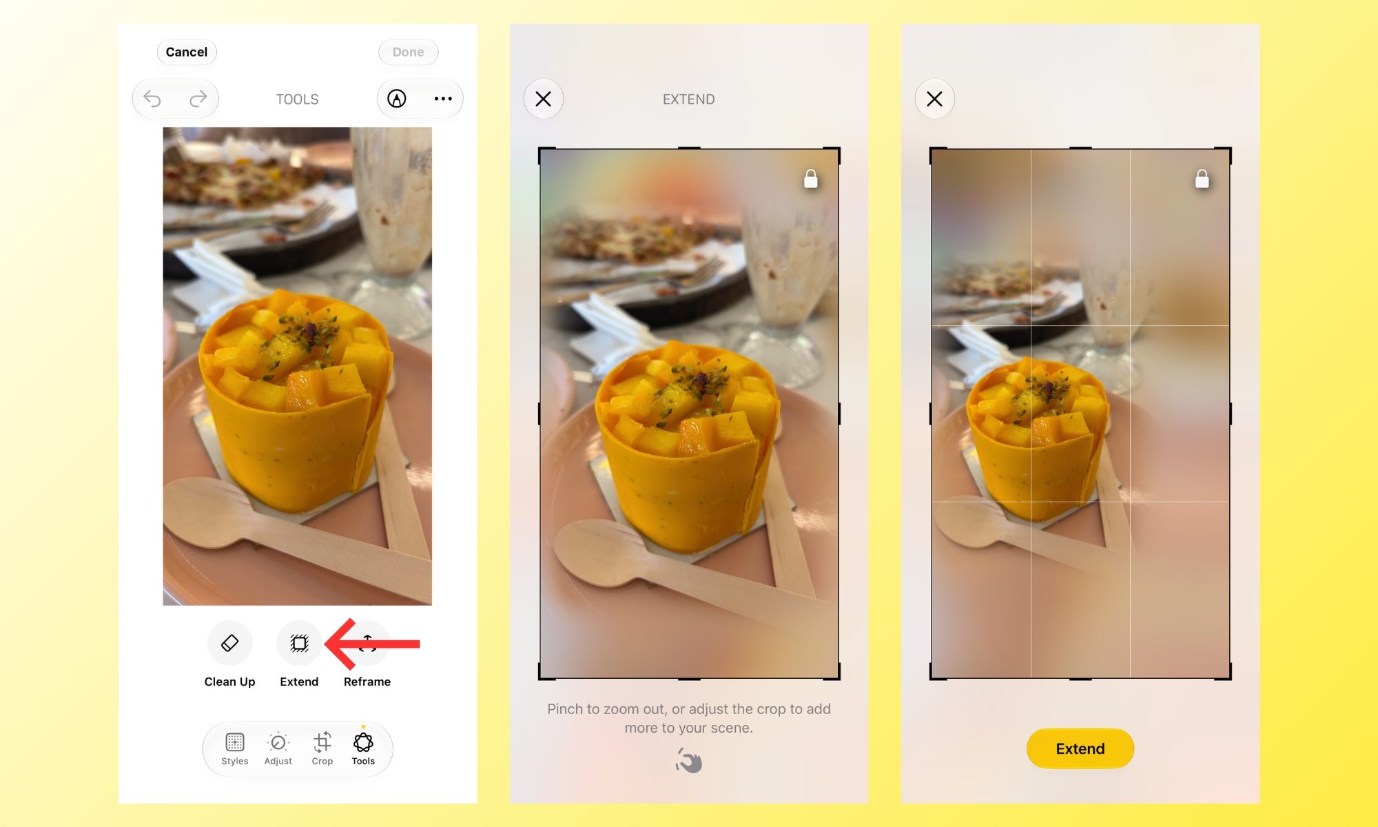 iOS 27 Extend feature