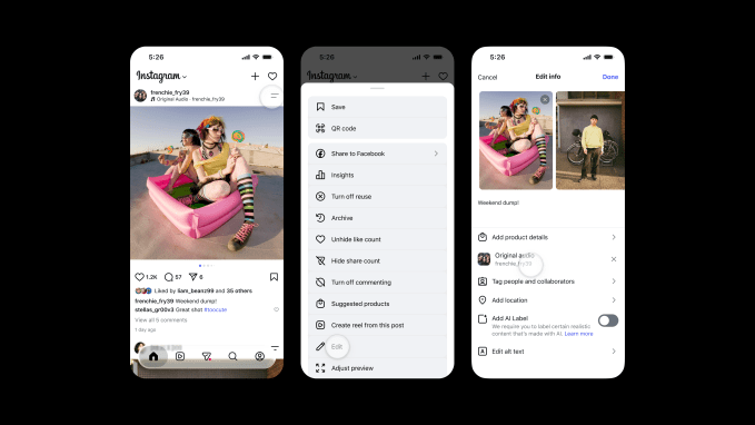 Instagram Replace Audio