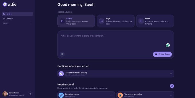 Bluesky Attie AI assistant