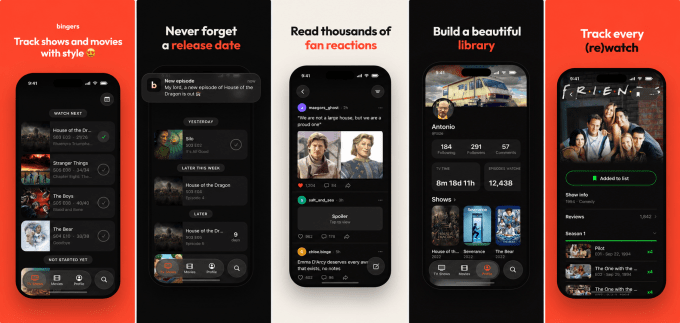 Bingers app