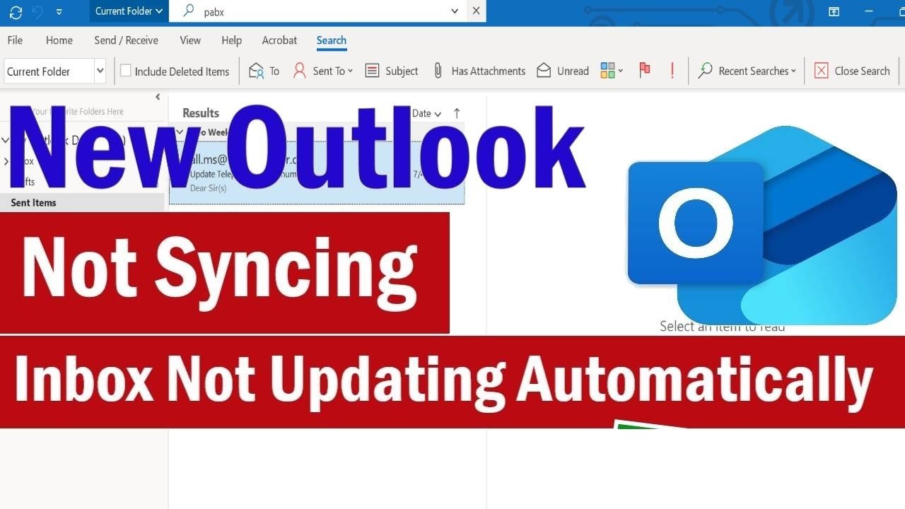 Outlook data file change