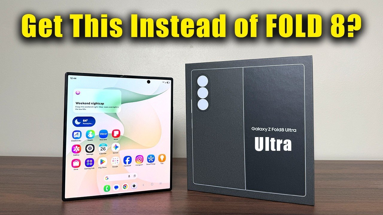 Samsung Galaxy Z Fold 8 Ultra unboxing