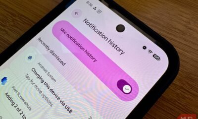Android notification history