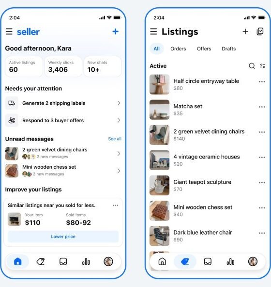 Facebook Seller app