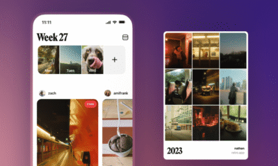 Retro photo-sharing app