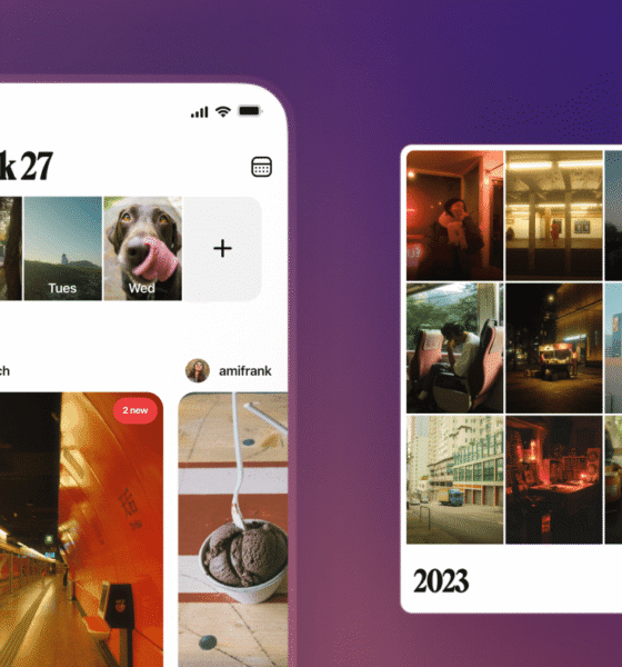 Retro photo-sharing app