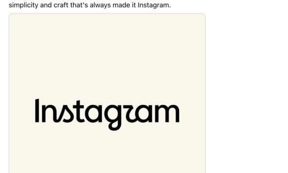 Instagram new wordmark