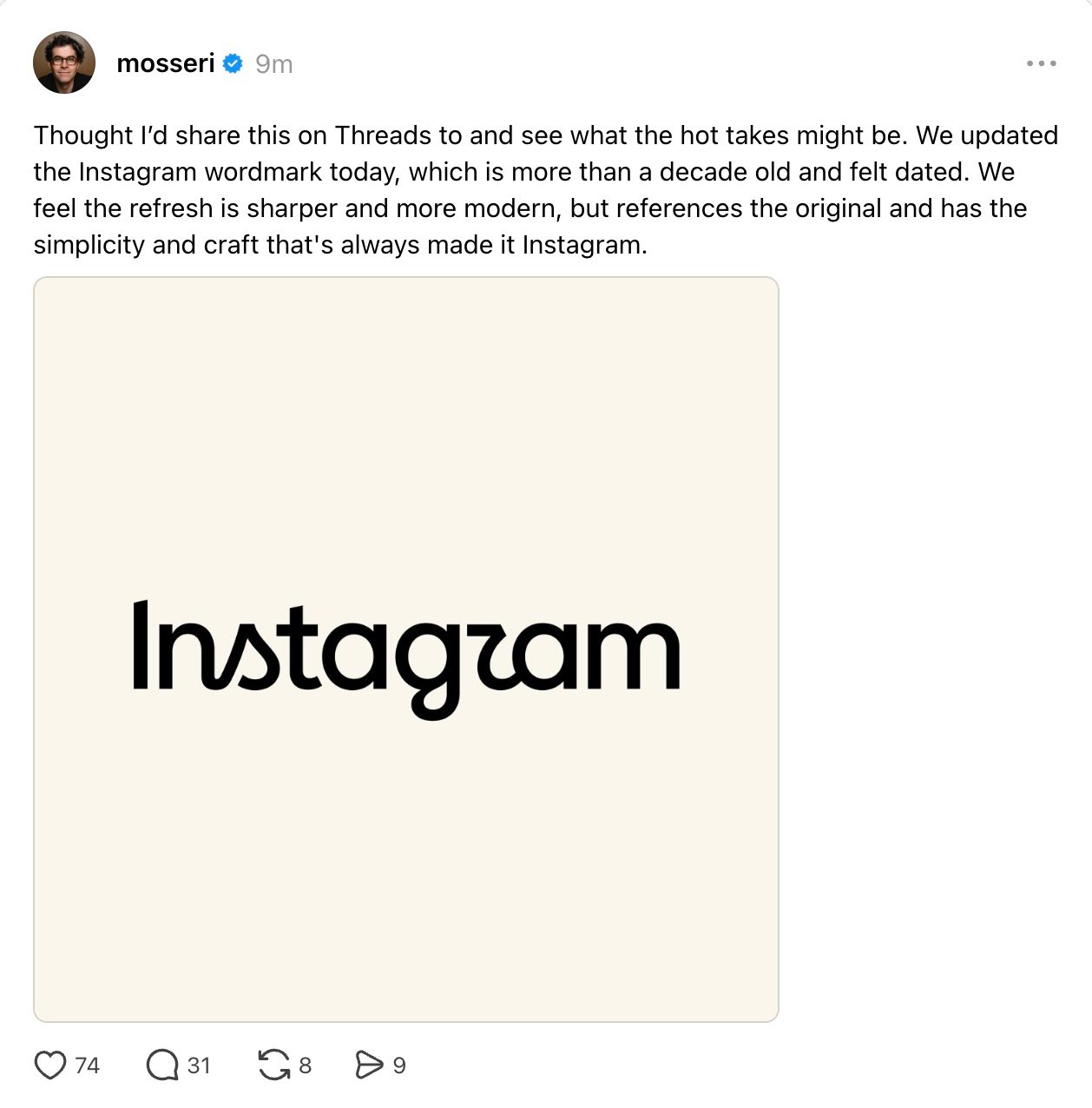 Instagram new wordmark