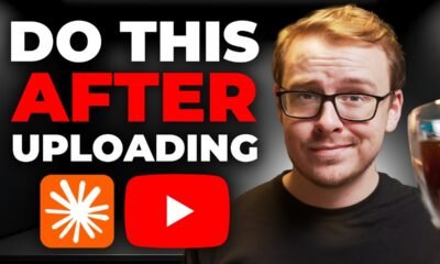smart YouTuber post-upload tasks