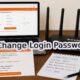 change admin password