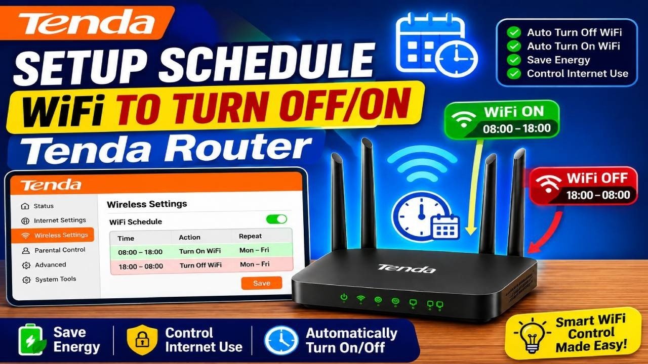 schedule WiFi off/on