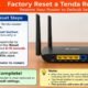 factory reset Tenda router