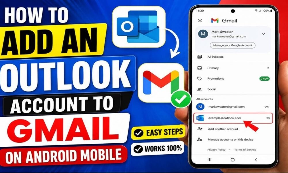 add Outlook to Gmail