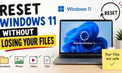 reset Windows 11 without losing files