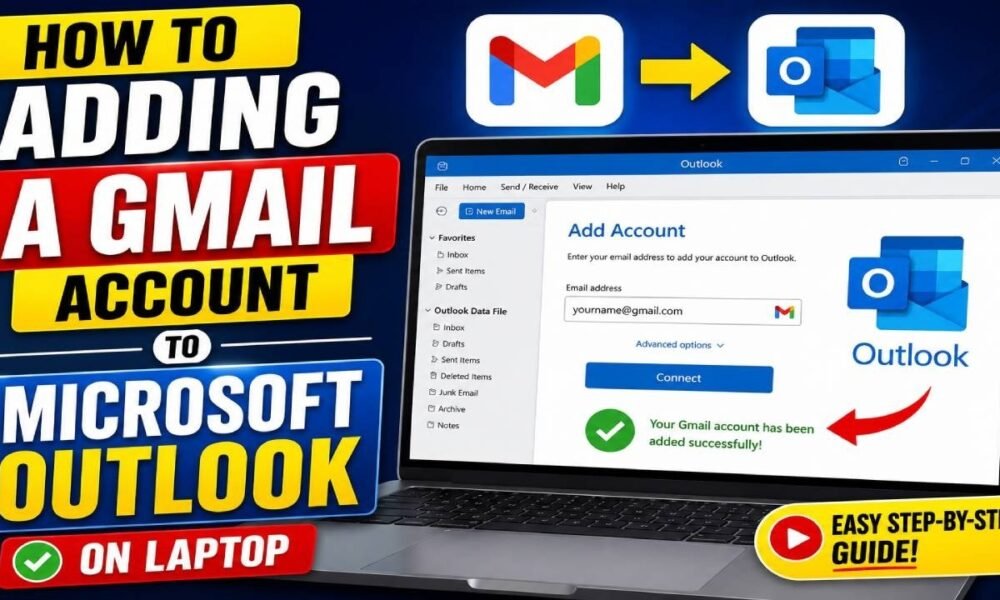 add Gmail to Outlook