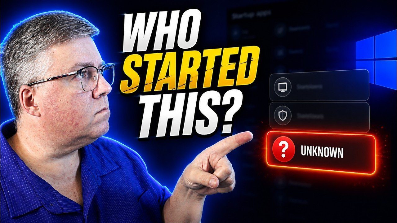 Windows startup items