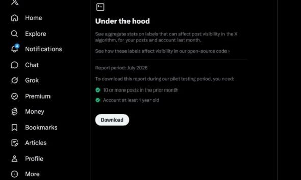 X open sources algorithm