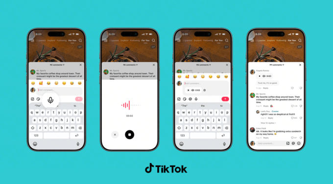 TikTok voice comments